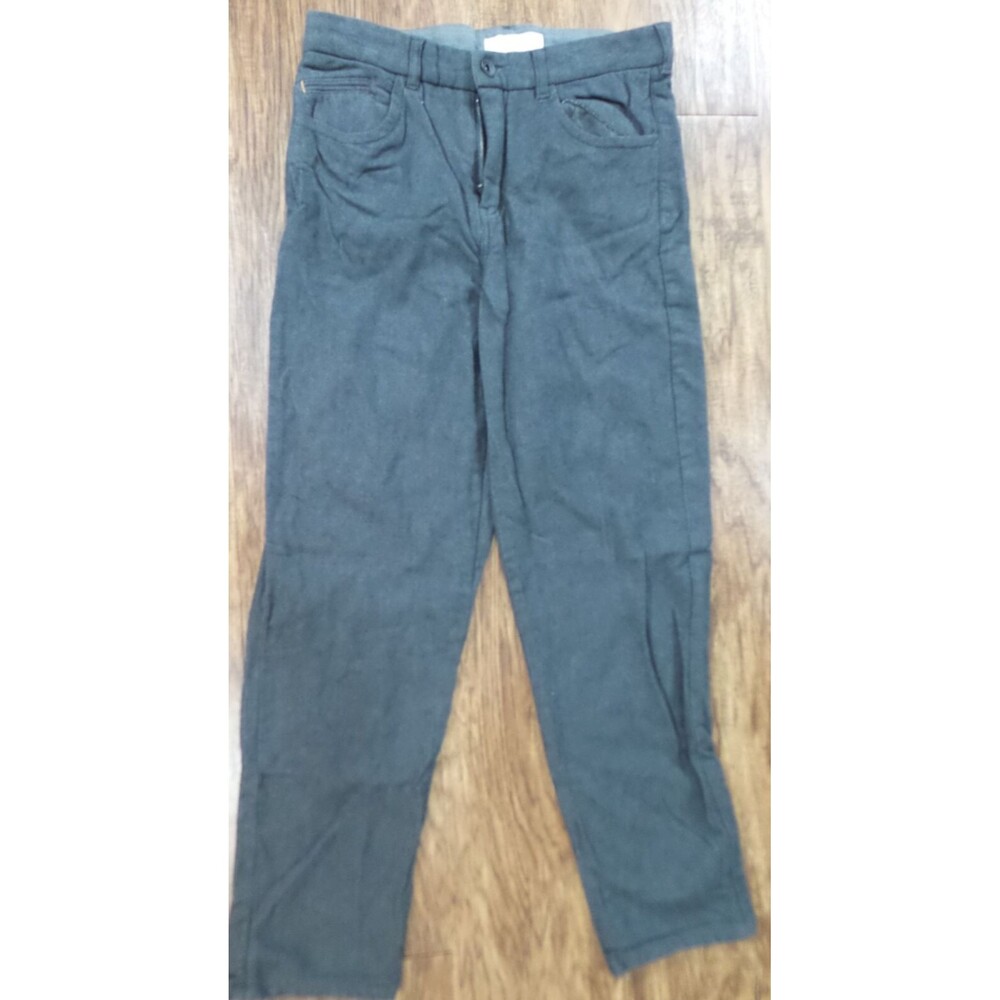 Zara Kids Grey Washed Denim Jeans Five Pocket Snap Closure Unisex size 11-12